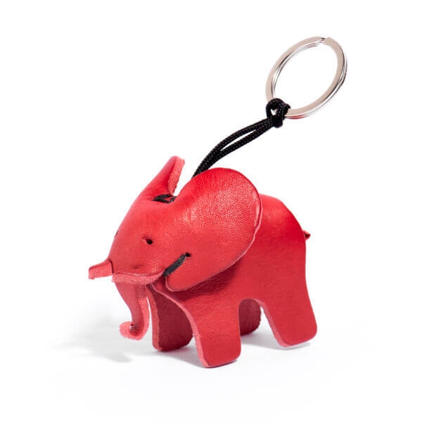 Schlüsselanhänger Elephant - Red