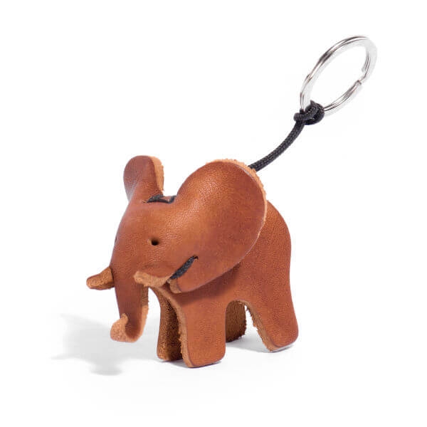Schlüsselanhänger Elephant - Tan