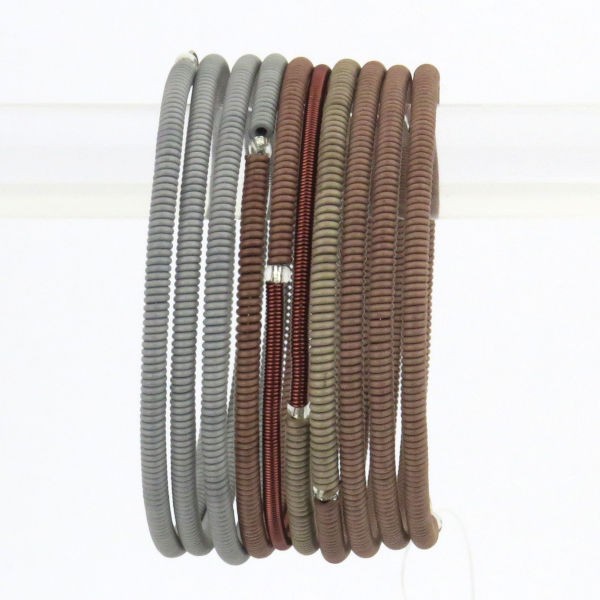 Armband "Wireblend - Color Block " - 9 coils