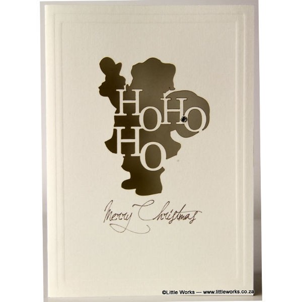 Grußkarte "Ho Ho Ho"