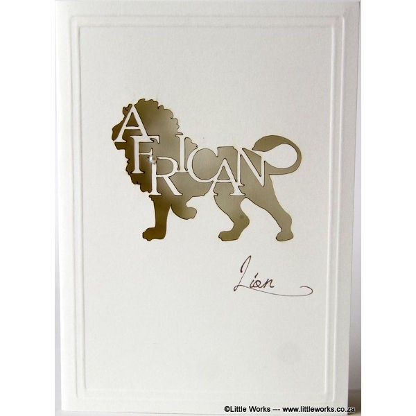 Grußkarte "Africa Lion" - Munken